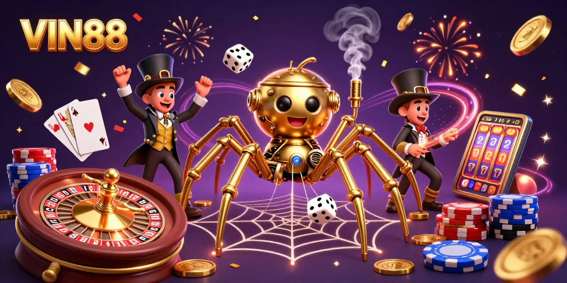 Win big at VIN88 with immersive casino adventures featuring steampunk themes and vibrant action!