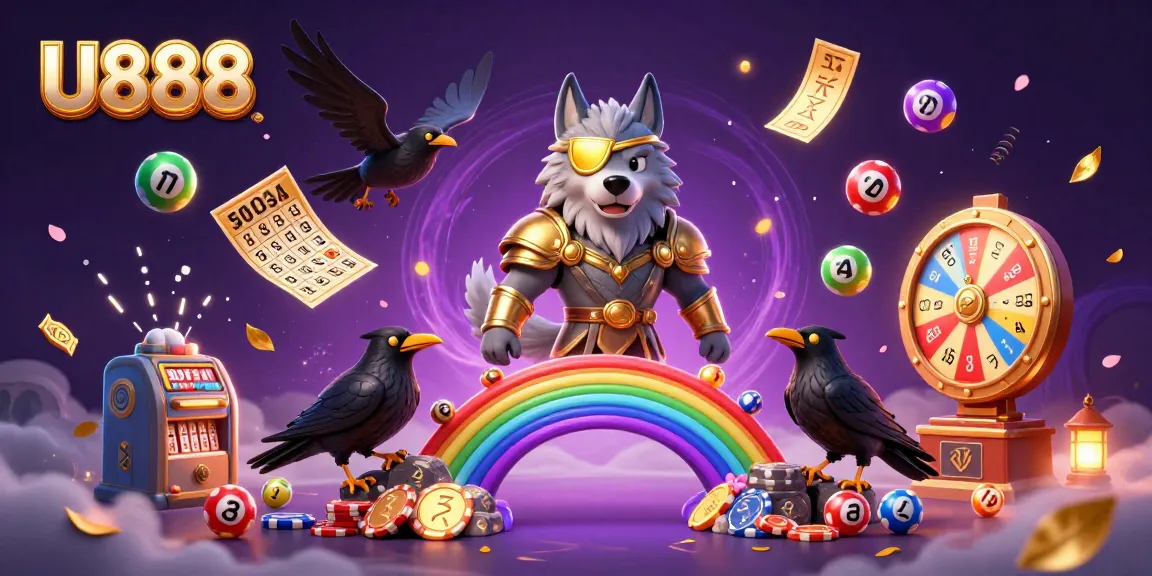 Engage in thrilling U888 lottery with colorful balls and jackpot excitement!