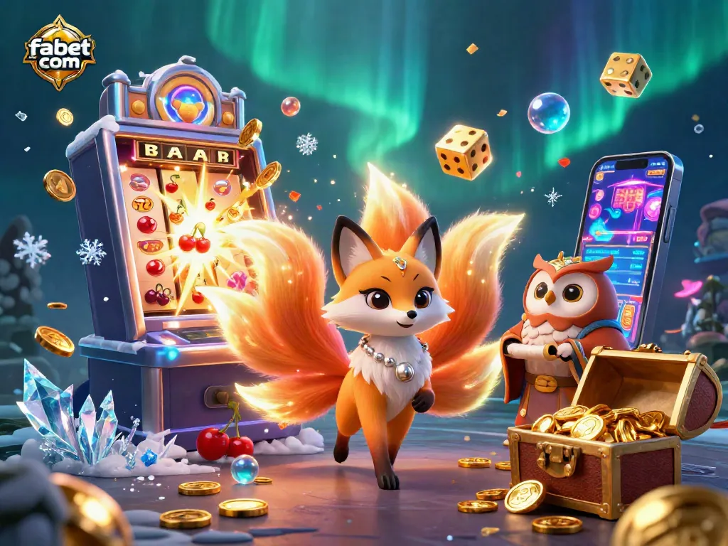 Experience exciting wins at fabet com with colorful slots, dancing spirit orbs, and jackpot celebrations.