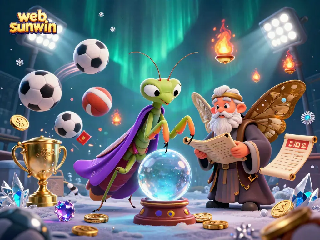 Experience the thrill of web sunwin with a mystical fortune teller and vibrant gaming elements