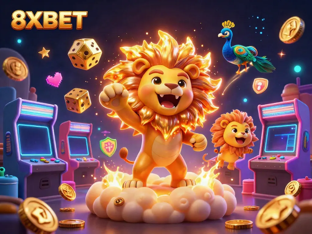 Play and win big at 8XBET with vibrant gaming elements and dynamic characters.