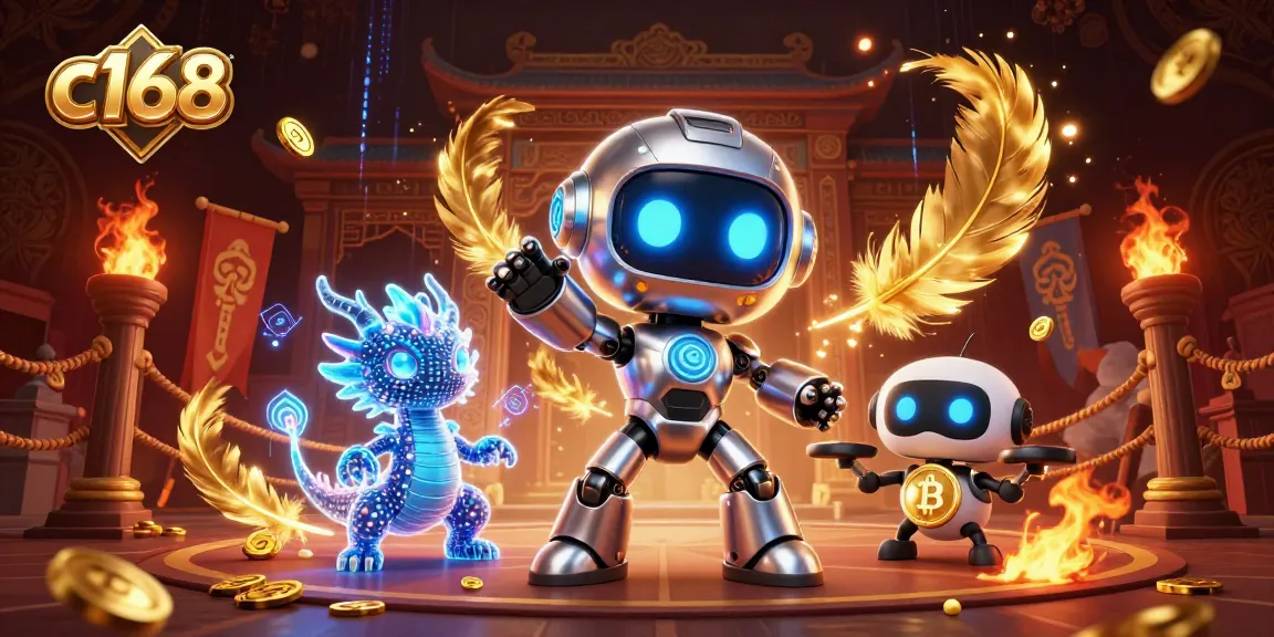 C168 khám phá sáng tạo đỉnh cao với robot 3D và rồng AI trong thế giới cá cược