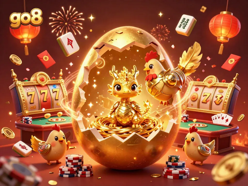 Engage with go8 strategies in a vibrant casino scene showcasing golden gaming elements.