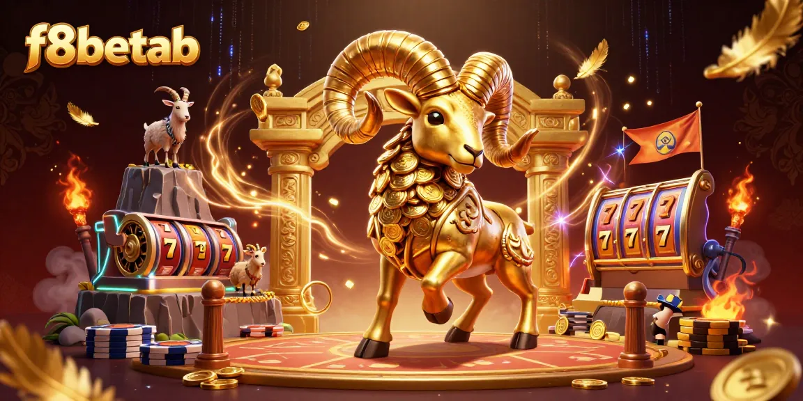 Experience thrilling wins with f8betab's 3D casino scene filled with golden elements and dynamic energy.
