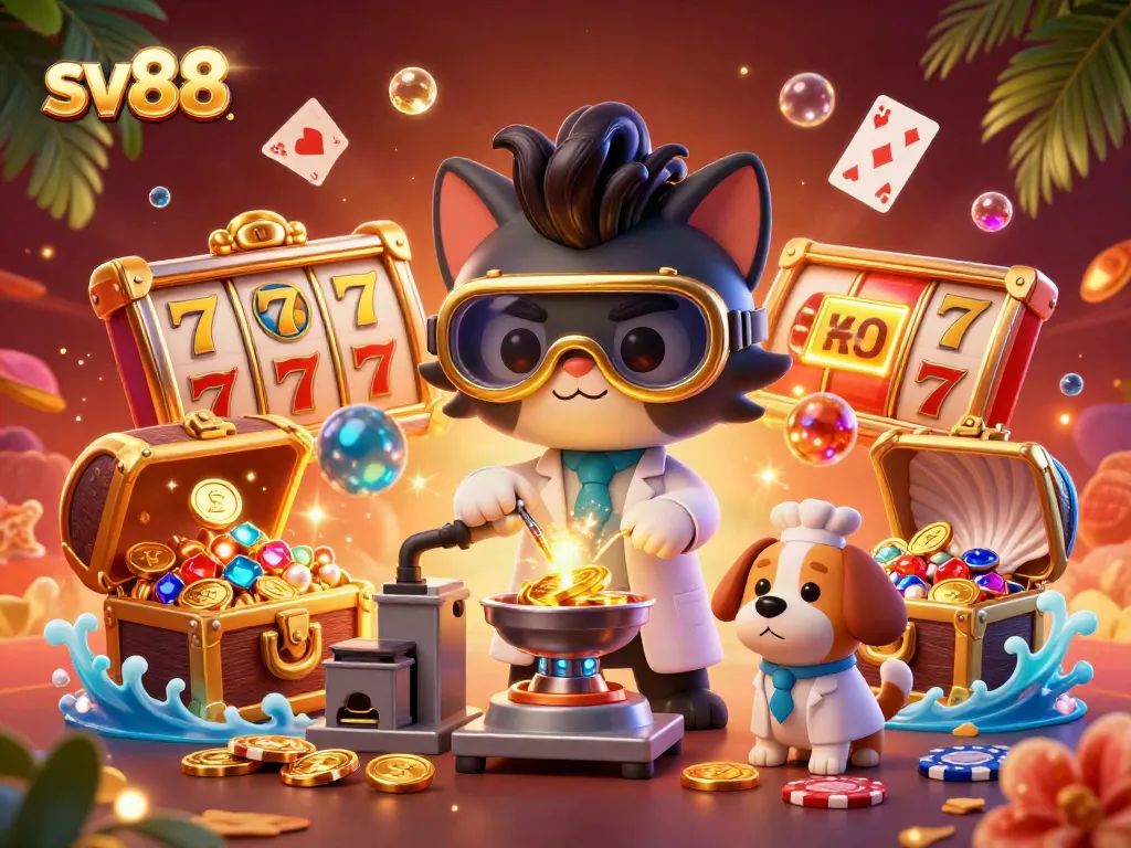 Experience thrilling games at sv88 with explosive jackpots and vibrant casino scenes.