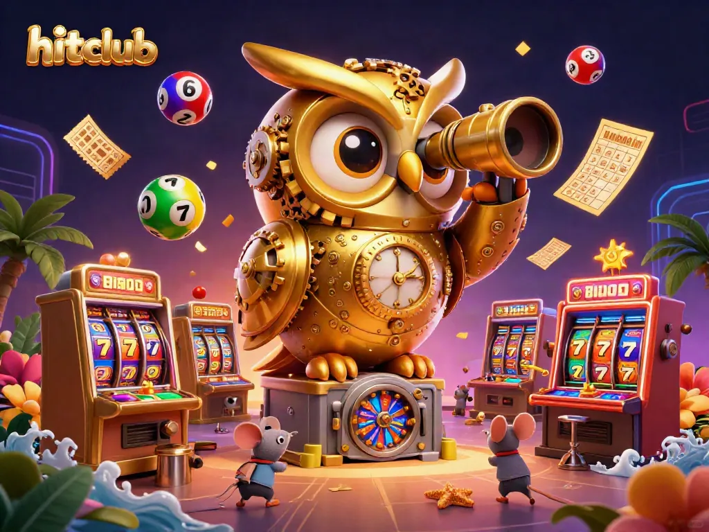 Experience engaging gameplay at hitclub with an extravagant casino scene filled with lively characters and thrilling game elements.