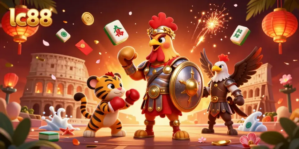 Experience thrilling gameplay in lc88 with a dynamic online casino scene featuring vibrant game elements.