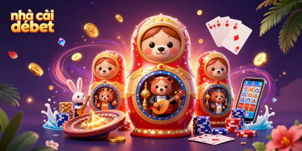 Experience excitement at nhà cái debet with dynamic casino elements and captivating characters.