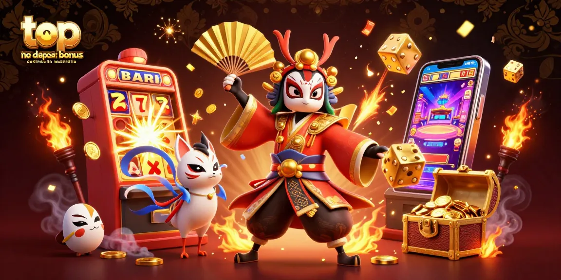 Experience top no deposit bonus casinos in australia with vibrant characters and dynamic gaming elements.