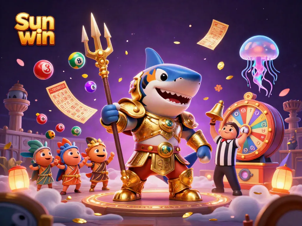 Engage in thrilling games with Sun win in a dynamic underwater colosseum filled with casino excitement.