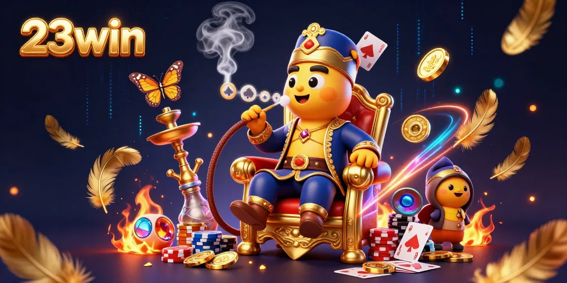 Experience exciting 23win casino scenes with vibrant characters and dynamic game elements in 3D.