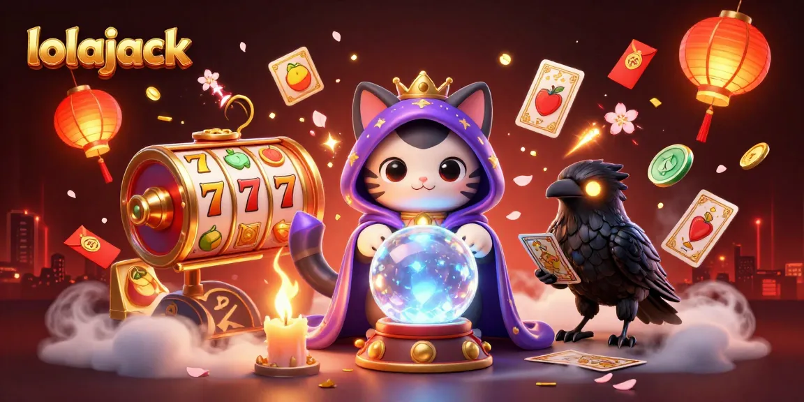Spin the reels and enjoy the magical gaming experience at lolajack Casino with vibrant characters and symbols.