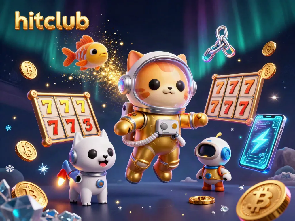 Experience thrilling slot games and wins at hitclub with captivating 3D visuals and vibrant elements.