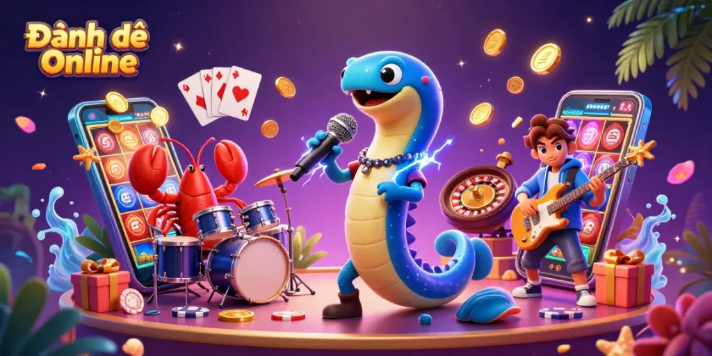 Engage in Đánh đề online with vibrant underwater casino art featuring unique game elements.