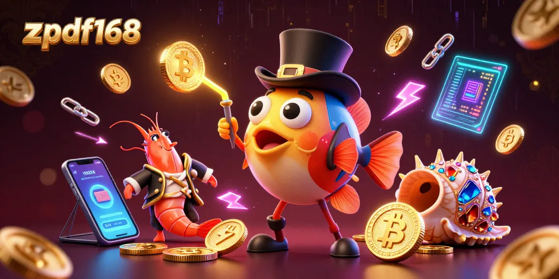 Engage with zpdf168 by exploring a vibrant underwater casino themed illustration featuring unique sea creatures.