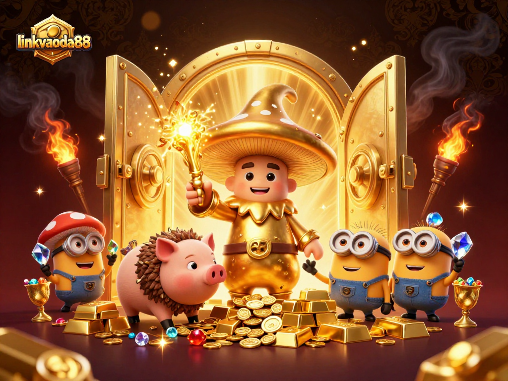 Experience thrilling wins at linkvaoda88's enchanted casino, with magical golden treasures abound.
