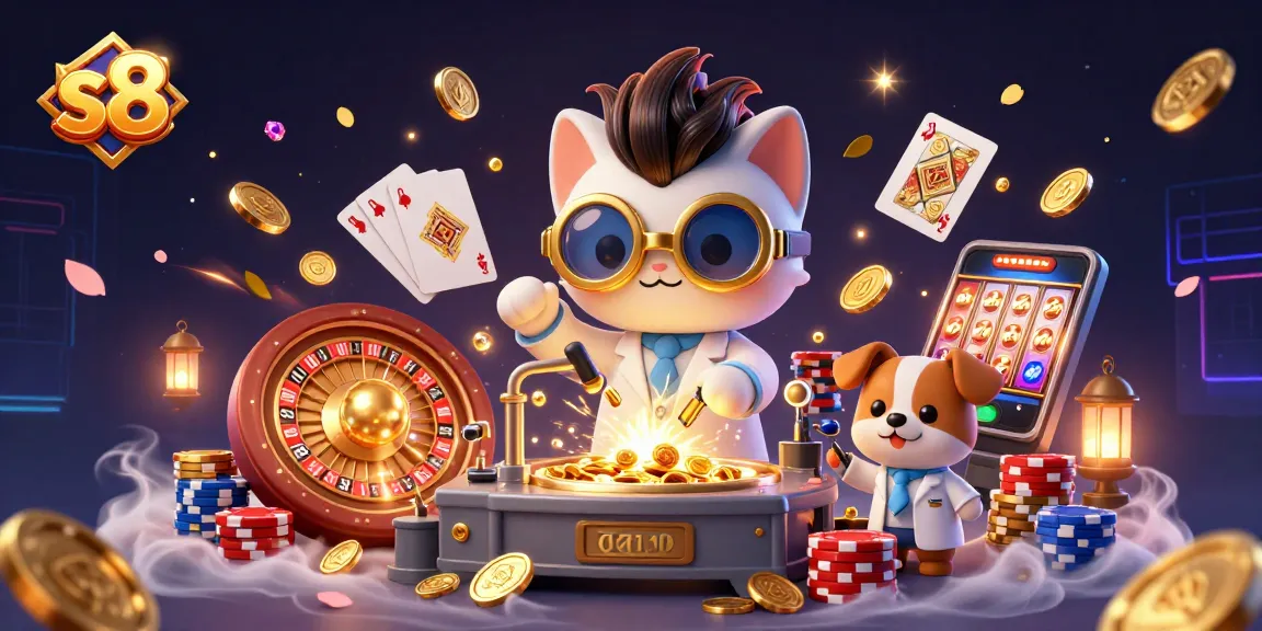 Spin the reels with s8’s 3D cartoon characters in an exciting casino atmosphere.