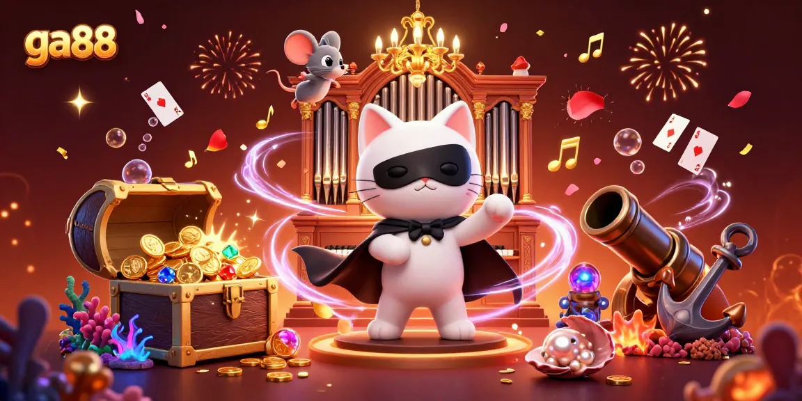 Engage with the exhilarating world of ga88 casino, featuring vibrant characters and dynamic gaming elements.