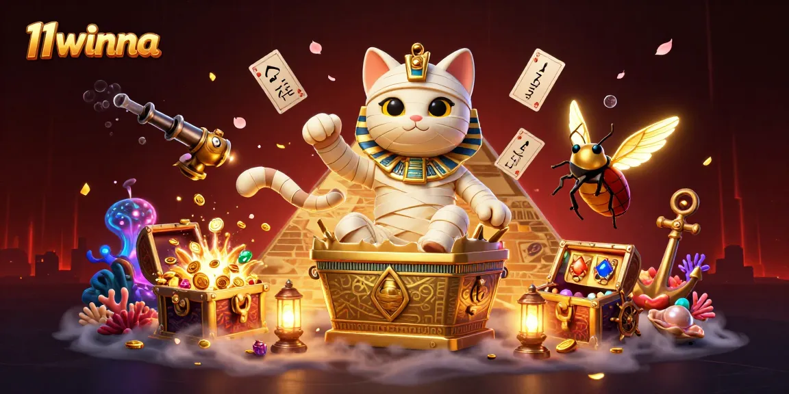 Experience thrilling moments in 11winna's vibrant online casino world with a dazzling Egyptian theme.