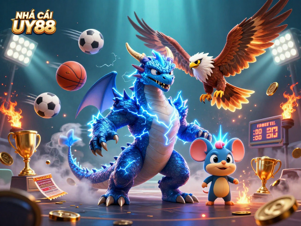 Place your bets with NHÀ CÁI UY88 and witness the thrill of dynamic sports moments.
