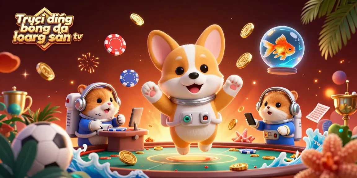 Engaging visuals of Trực tiếp bóng đá lương sơn tv showcasing sports betting elements like trophies and game balls.