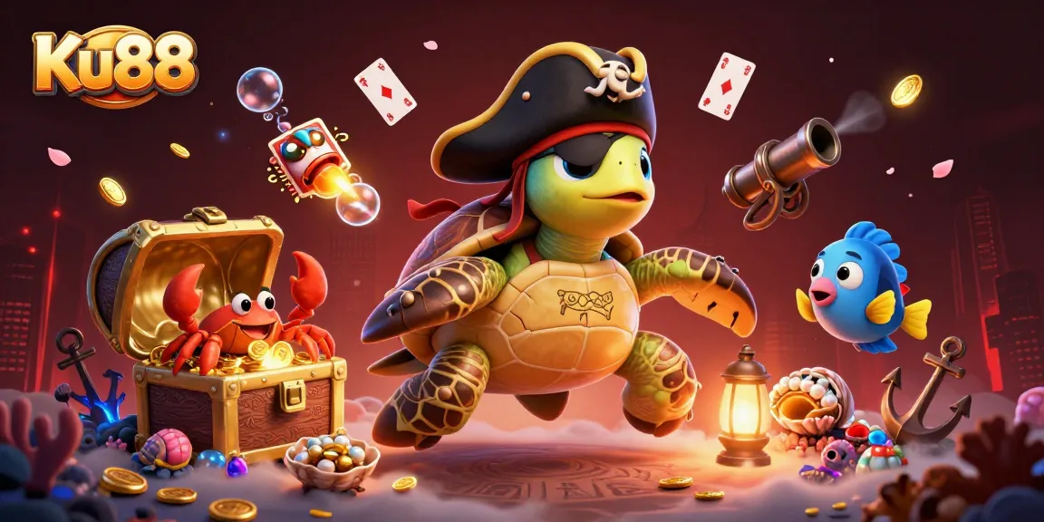 Experience the thrilling Ku88 casino adventure with cartoon characters and treasures galore!