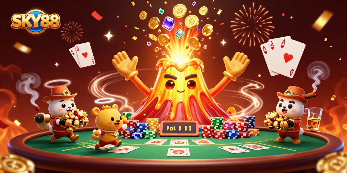 Experience the thrill of SKY88 with vibrant casino action, treasure, and excitement.