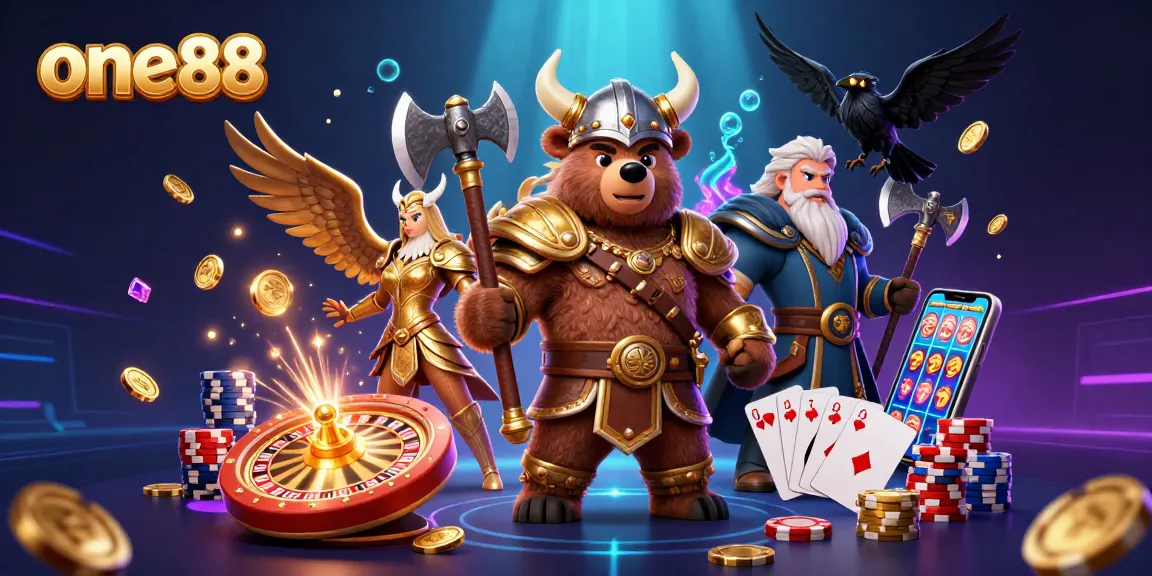 Experience the thrill of one88 with vibrant 3D characters and exhilarating casino elements in action.