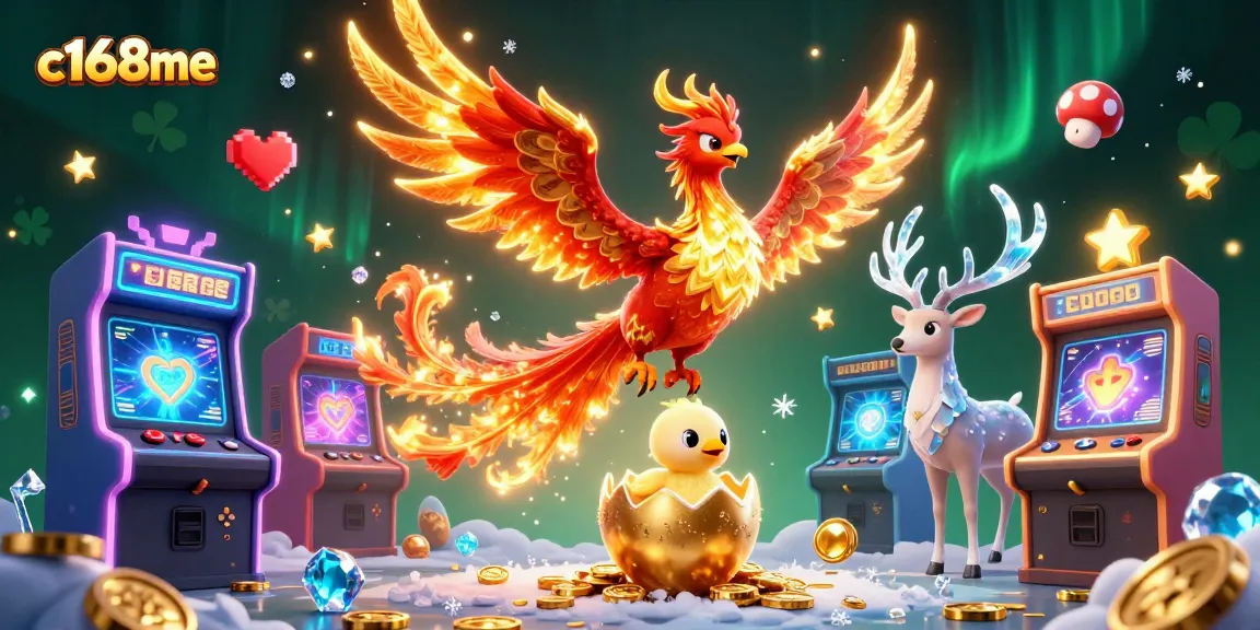 c168me trải nghiệm cảm giác hồi hộp của trò chơi casino với phượng hoàng và huyền thoại.