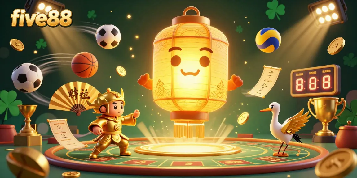 Experience exhilarating gaming at five88 with vibrant 3D characters and dynamic sports elements.