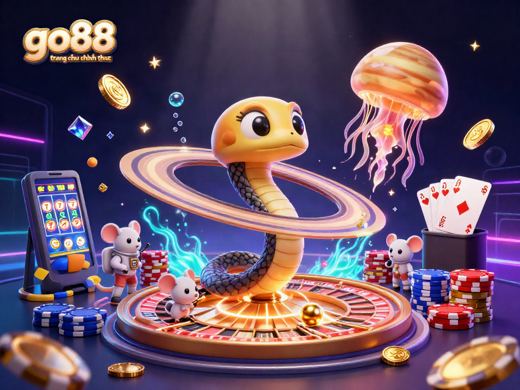 Experience thrilling games at go88 trang chu chinh thuc with engaging cosmic characters and casino action.