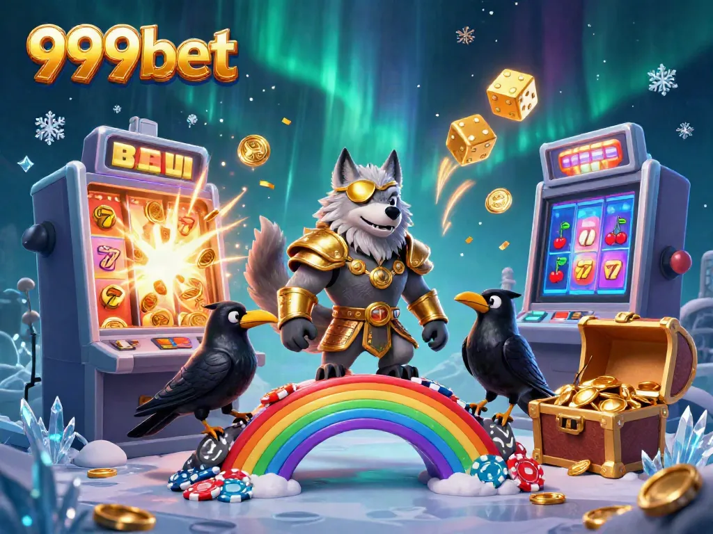 Experience thrilling gameplay with 999bet in a vivid 3D casino scene bursting with action and opportunities