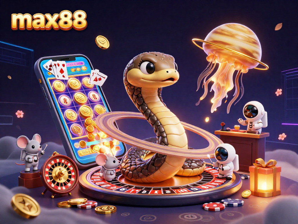 Win big with max88 at the cosmic casino where thrilling bets meet a vibrant 3D adventure.