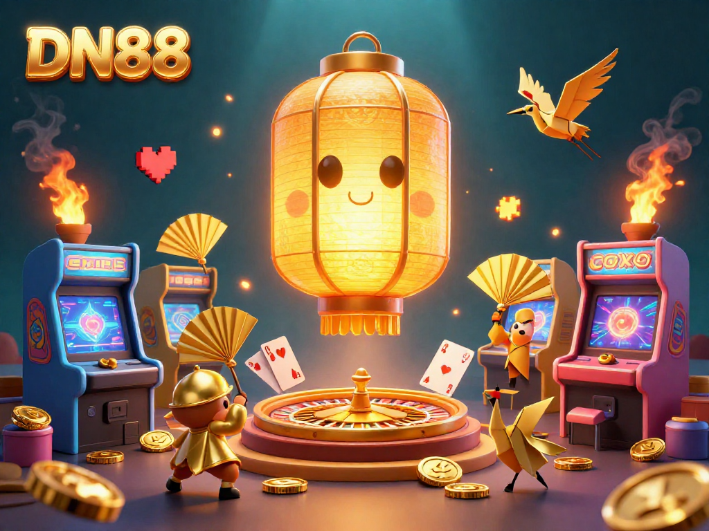 Experience the excitement at DN88 casino with unique gameplay and vibrant 3D elements.