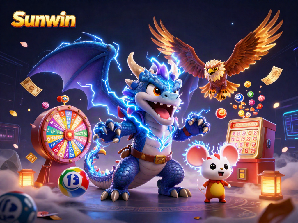 Engage with vibrant Sunwin casino games featuring exotic characters and dynamic lottery elements