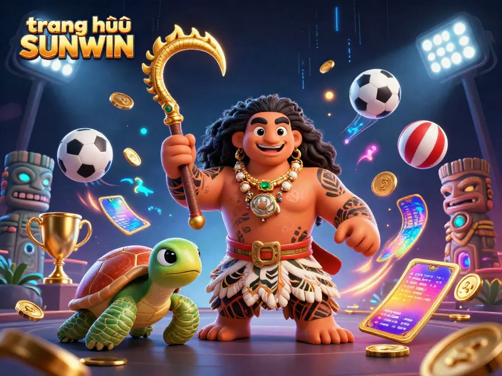 Win big with trang chủ SUNWIN in this vibrant, engaging casino-themed illustration.